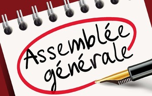 Assemblée générale : vendredi 6 septembre