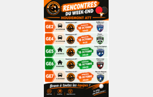 Rencontres de la 3ième journée