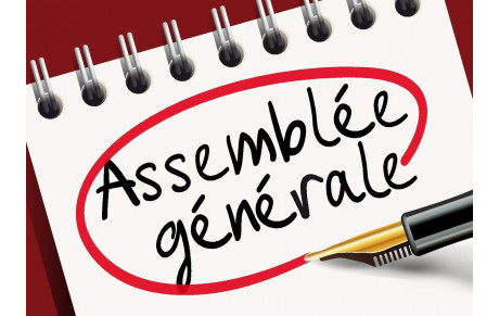 Assemblée générale : vendredi 6 septembre