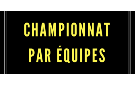 Bilan 1ère phase - Championnat par équipes